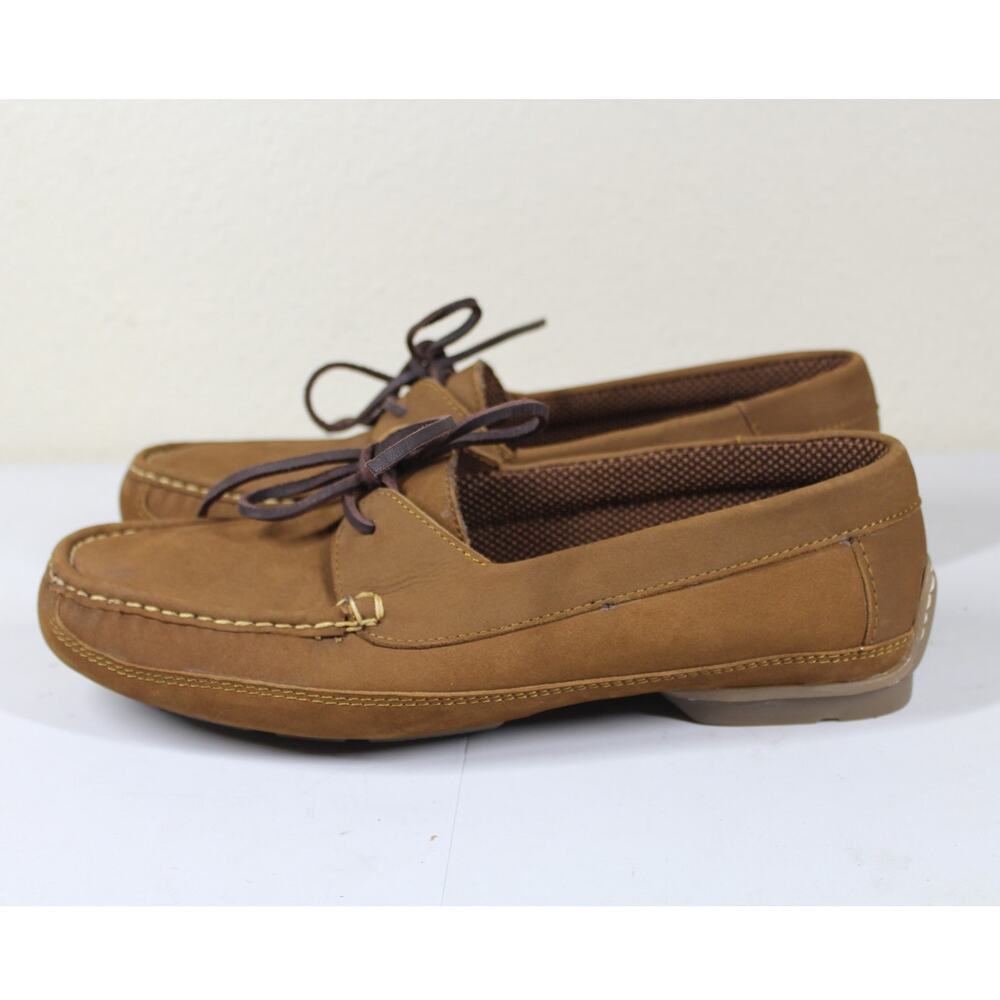 Hitchcock Wide Shoes for Men Driver Loafers Size 9 Brown